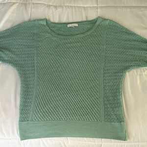 New York & Company Mint Green Crew Neck Sweater